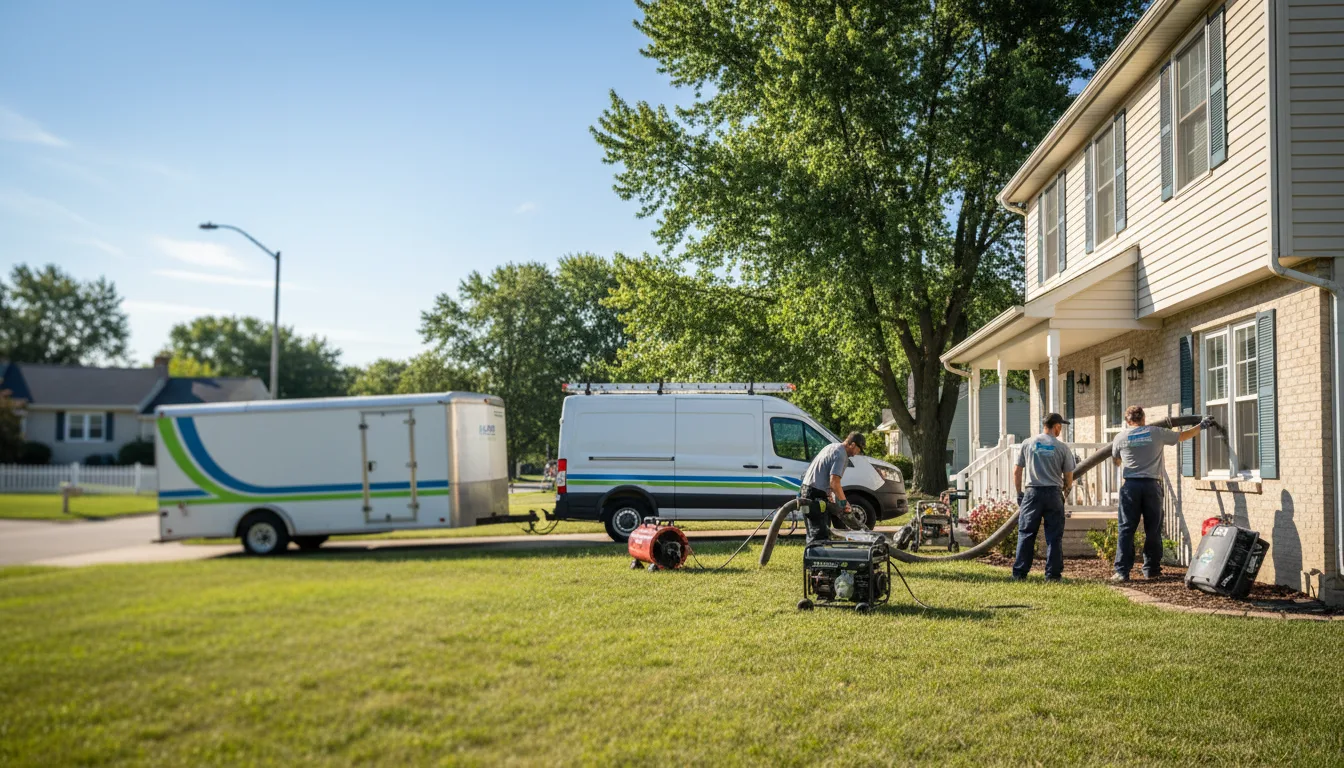 Flooded Basement Restoration And Cleanup With Repair in Hanna, IN near me